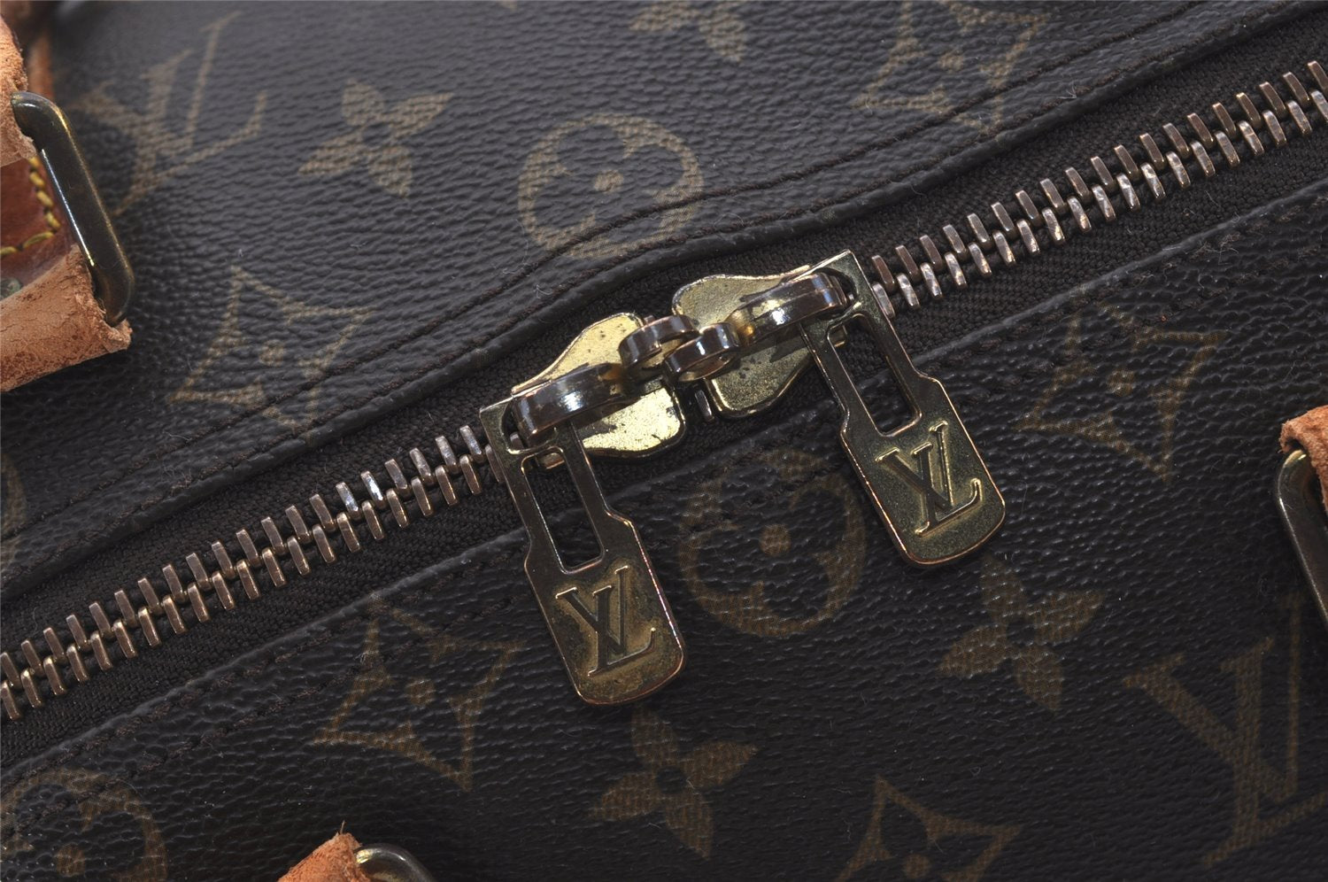 Authentic Louis Vuitton Monogram Keepall Bandouliere 50 M41416 Boston Bag 5140I