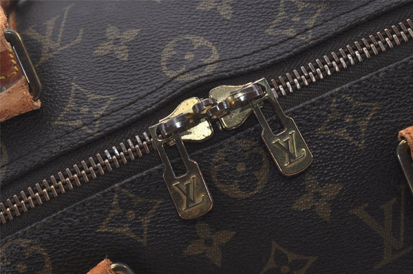 Authentic Louis Vuitton Monogram Keepall Bandouliere 50 M41416 Boston Bag 5140I