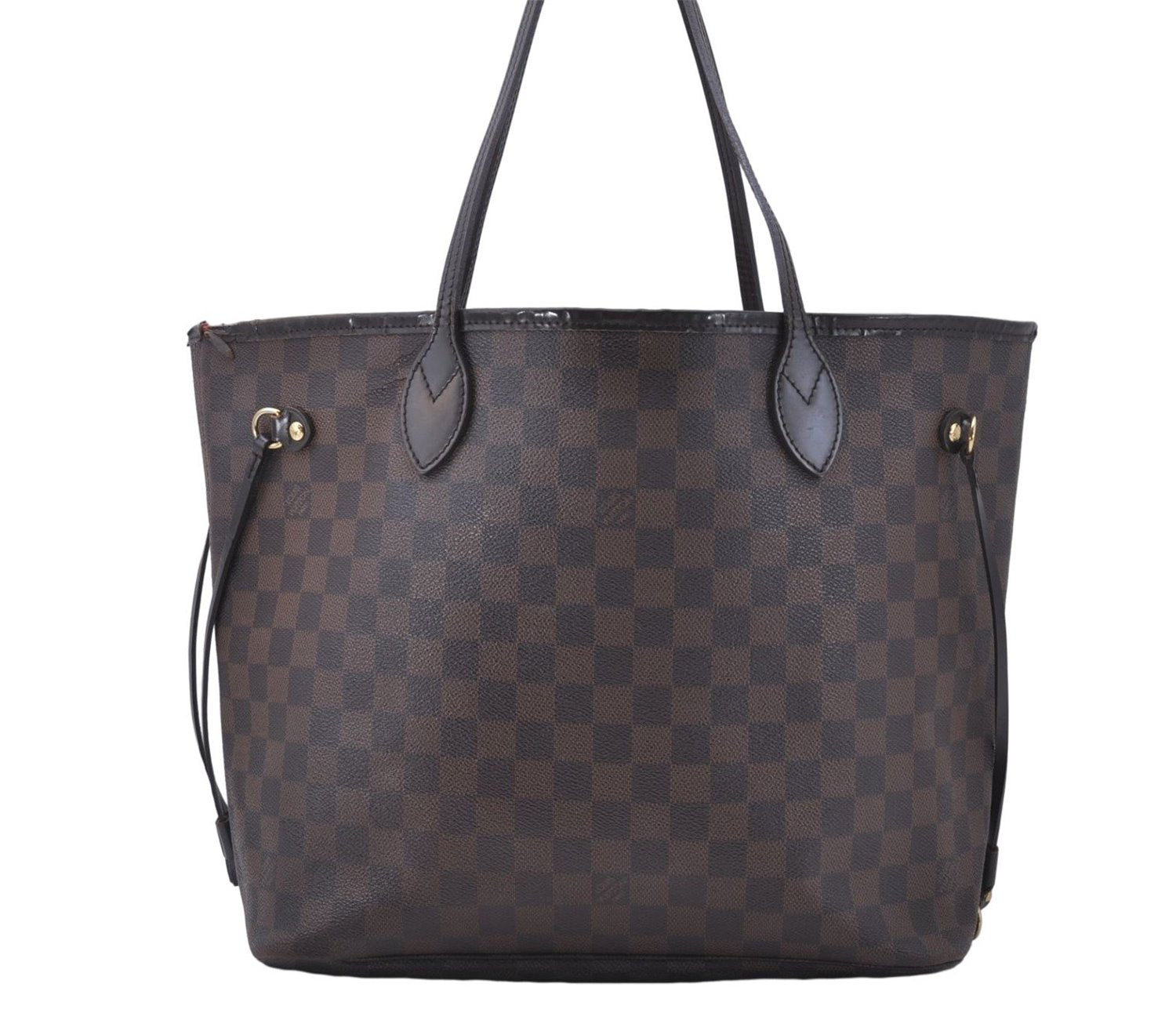 Authentic Louis Vuitton Damier Neverfull MM Tote Bag N51105 LV 5141D