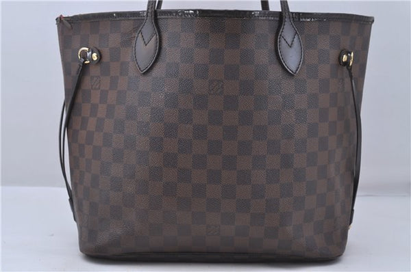 Authentic Louis Vuitton Damier Neverfull MM Tote Bag N51105 LV 5141D