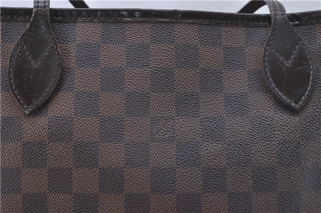 Authentic Louis Vuitton Damier Neverfull MM Tote Bag N51105 LV 5141D