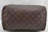 Authentic Louis Vuitton Monogram Speedy 30 Hand Boston Bag M41526 LV 5141I