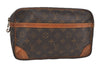 Authentic Louis Vuitton Monogram Compiegne 28 Clutch Hand Bag M51845 LV 5142I