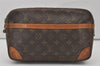 Authentic Louis Vuitton Monogram Compiegne 28 Clutch Hand Bag M51845 LV 5142I