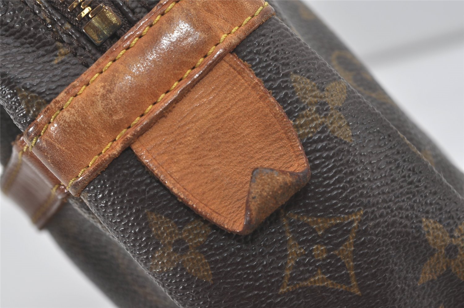 Authentic Louis Vuitton Monogram Compiegne 28 Clutch Hand Bag M51845 LV 5142I