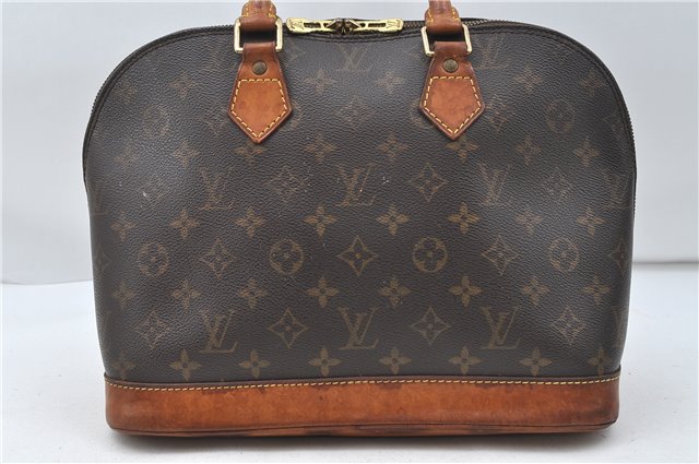 Authentic Louis Vuitton Monogram Alma Hand Bag Purse M51130 LV 5143D