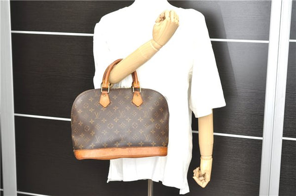 Authentic Louis Vuitton Monogram Alma Hand Bag Purse M51130 LV 5143D
