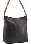 Authentic Louis Vuitton Monogram Looping GM Shoulder Bag M51145 LV 5144D