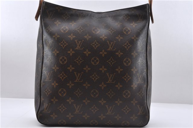 Authentic Louis Vuitton Monogram Looping GM Shoulder Bag M51145 LV 5144D