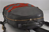 Authentic Salvatore Ferragamo Vintage Leather Suede Backpack Purse Brown 5144F