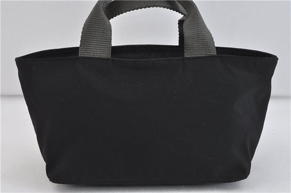 Authentic PRADA Sports Polyester Hand Bag Purse Black 5145C