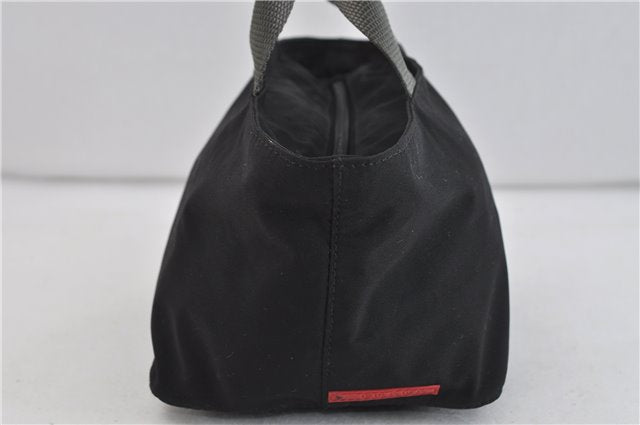 Authentic PRADA Sports Polyester Hand Bag Purse Black 5145C