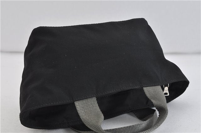 Authentic PRADA Sports Polyester Hand Bag Purse Black 5145C