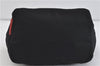 Authentic PRADA Sports Polyester Hand Bag Purse Black 5145C