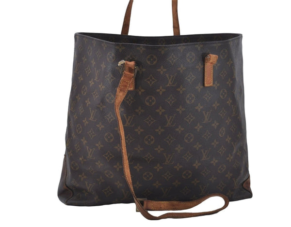 Authentic Louis Vuitton Monogram Cabas Alto Tote Bag M51152 LV Junk 5147D