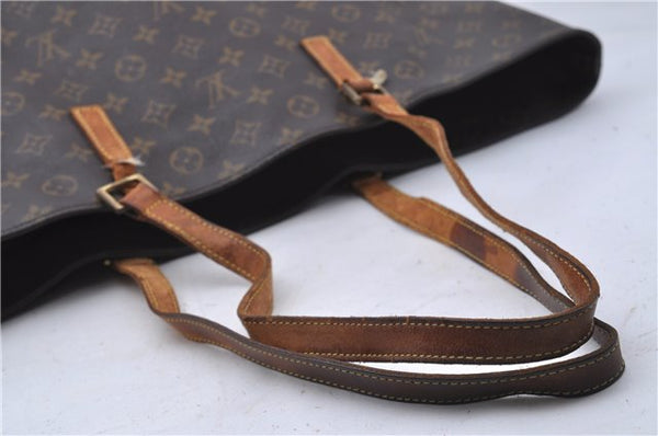 Authentic Louis Vuitton Monogram Cabas Alto Tote Bag M51152 LV Junk 5147D