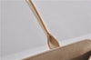 Authentic BURBERRY Vintage Leather Shoulder Hand Bag Ivory 5148F