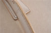Authentic BURBERRY Vintage Leather Shoulder Hand Bag Ivory 5148F