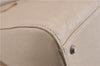 Authentic BURBERRY Vintage Leather Shoulder Hand Bag Ivory 5148F