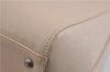 Authentic BURBERRY Vintage Leather Shoulder Hand Bag Ivory 5148F