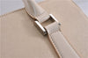 Authentic BURBERRY Vintage Leather Shoulder Hand Bag Ivory 5148F
