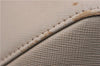 Authentic BURBERRY Vintage Leather Shoulder Hand Bag Ivory 5148F