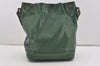 Authentic Louis Vuitton Epi Noe Shoulder Drawstring Bag Green M44004 LV 5148I