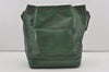 Authentic Louis Vuitton Epi Noe Shoulder Drawstring Bag Green M44004 LV 5148I