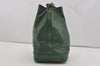Authentic Louis Vuitton Epi Noe Shoulder Drawstring Bag Green M44004 LV 5148I