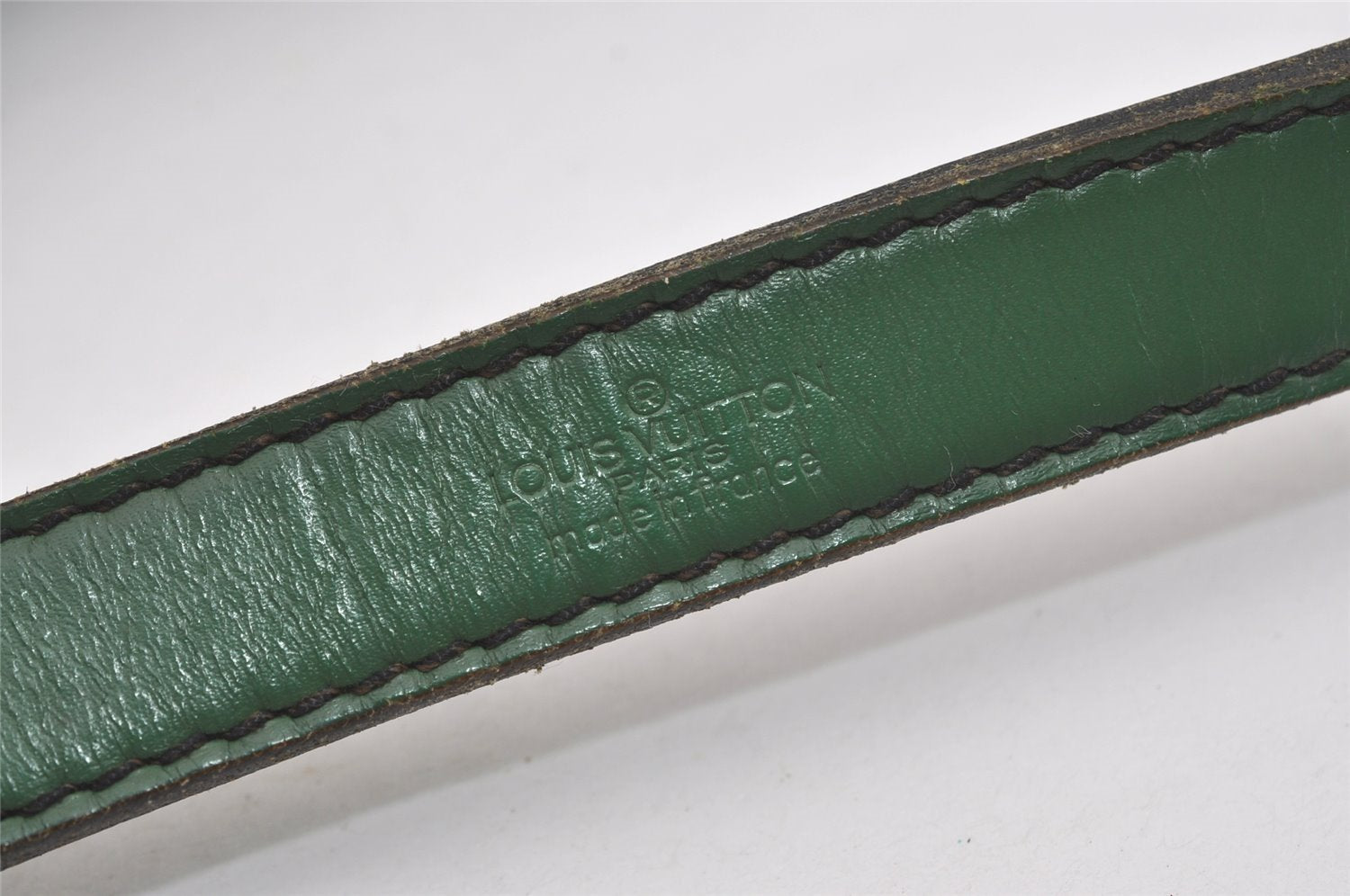 Authentic Louis Vuitton Epi Noe Shoulder Drawstring Bag Green M44004 LV 5148I