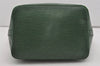 Authentic Louis Vuitton Epi Noe Shoulder Drawstring Bag Green M44004 LV 5148I