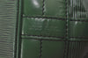 Authentic Louis Vuitton Epi Noe Shoulder Drawstring Bag Green M44004 LV 5148I