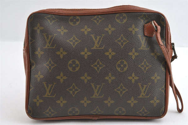 Authentic Louis Vuitton Monogram Pochette Sport Clutch Bag Old Model Junk 5149I