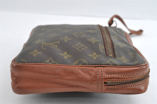 Authentic Louis Vuitton Monogram Pochette Sport Clutch Bag Old Model Junk 5149I