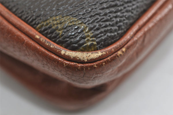 Authentic Louis Vuitton Monogram Pochette Sport Clutch Bag Old Model Junk 5149I