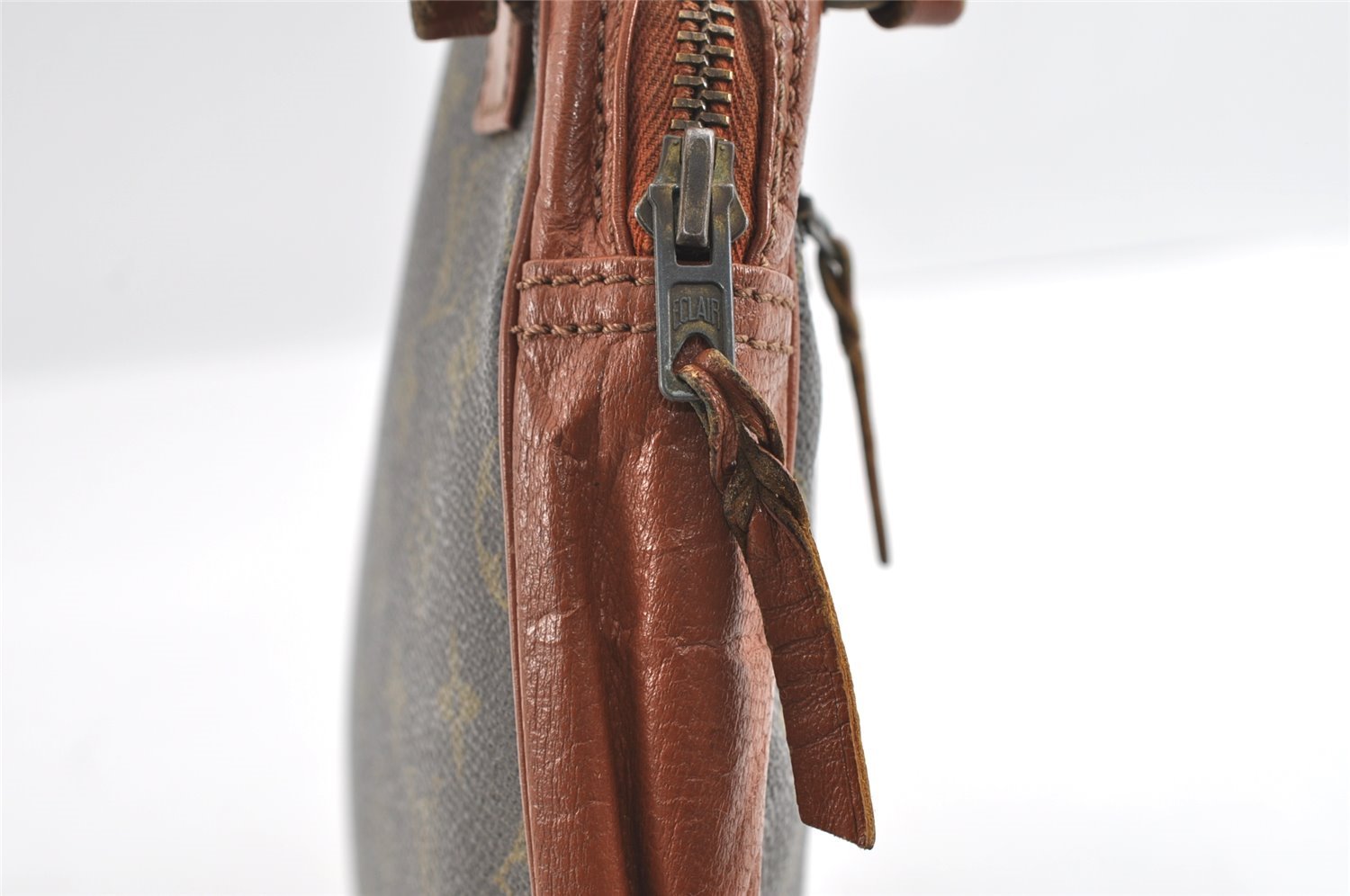 Authentic Louis Vuitton Monogram Pochette Sport Clutch Bag Old Model Junk 5149I