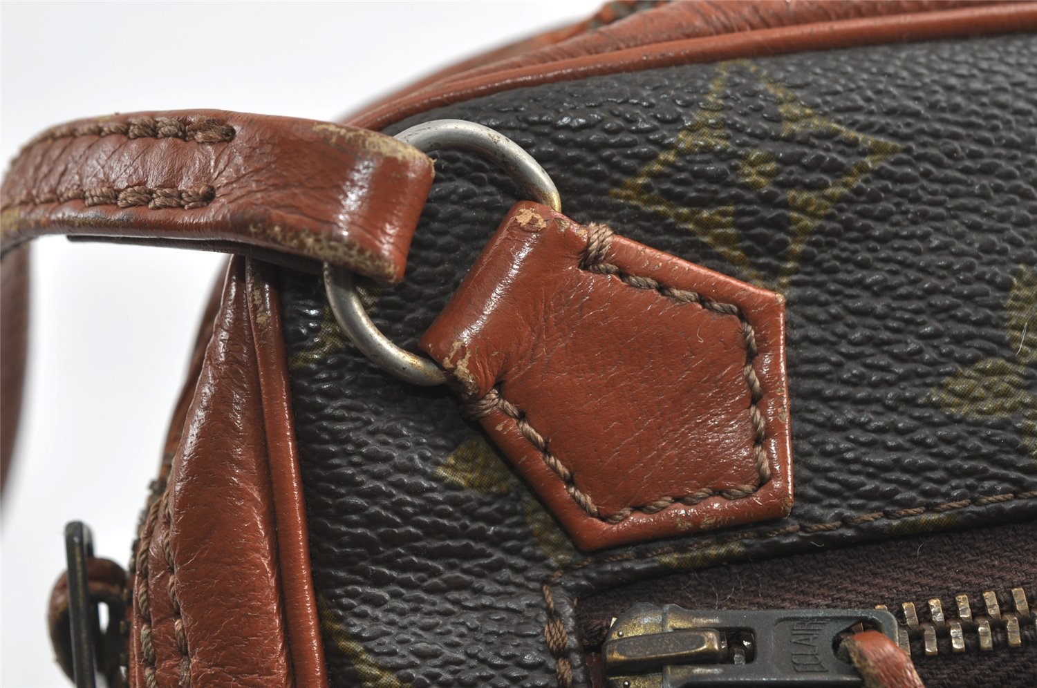 Authentic Louis Vuitton Monogram Pochette Sport Clutch Bag Old Model Junk 5149I