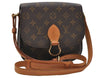 Auth Louis Vuitton Monogram Saint Cloud MM Shoulder Cross Bag M51243 LV 5150D