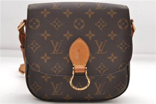 Auth Louis Vuitton Monogram Saint Cloud MM Shoulder Cross Bag M51243 LV 5150D