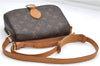 Auth Louis Vuitton Monogram Saint Cloud MM Shoulder Cross Bag M51243 LV 5150D