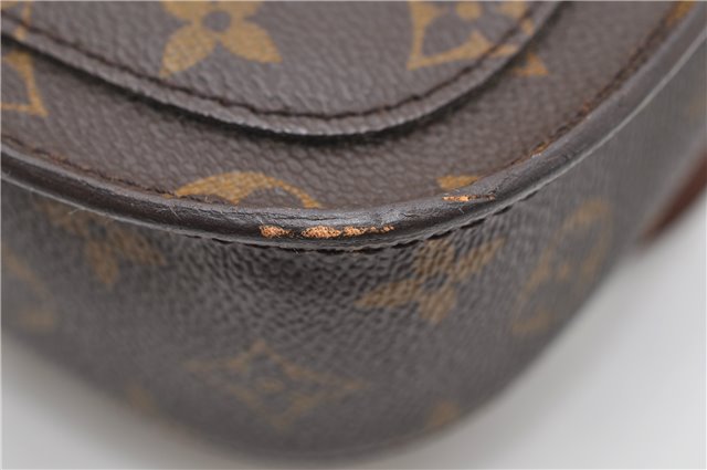 Auth Louis Vuitton Monogram Saint Cloud MM Shoulder Cross Bag M51243 LV 5150D