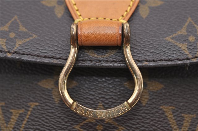 Auth Louis Vuitton Monogram Saint Cloud MM Shoulder Cross Bag M51243 LV 5150D
