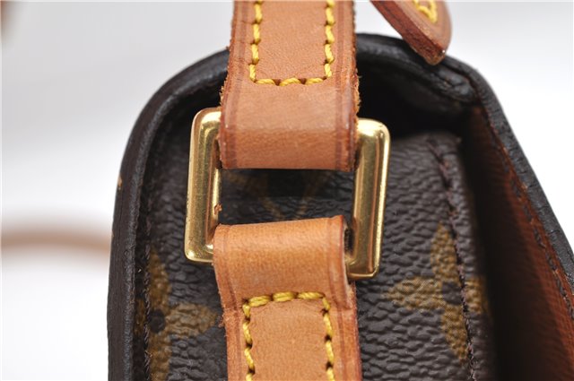Auth Louis Vuitton Monogram Saint Cloud MM Shoulder Cross Bag M51243 LV 5150D