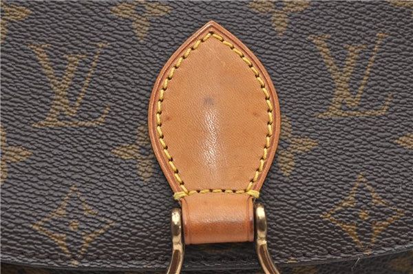 Auth Louis Vuitton Monogram Saint Cloud MM Shoulder Cross Bag M51243 LV 5150D