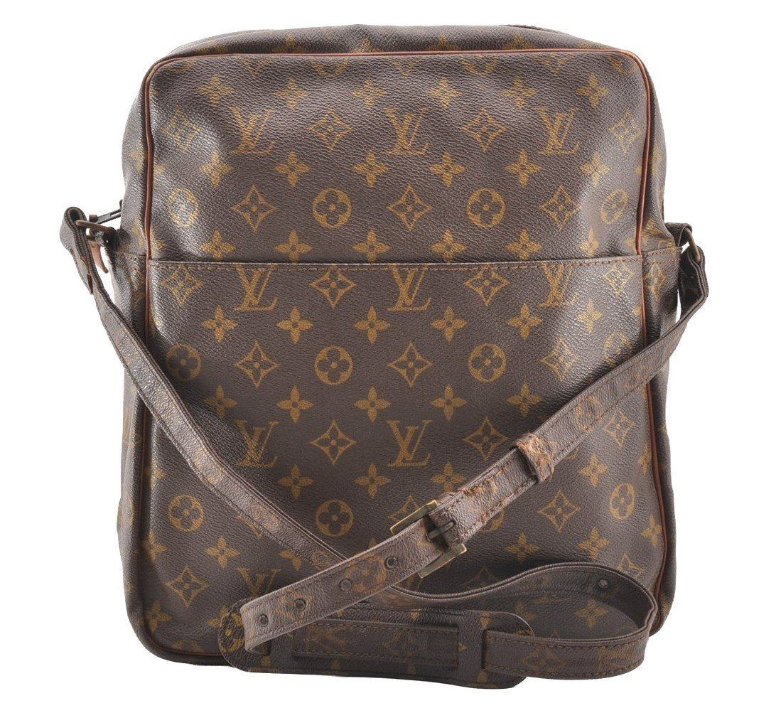 Authentic Louis Vuitton Monogram Marceau Shoulder Cross Body Bag Old Model 5150I