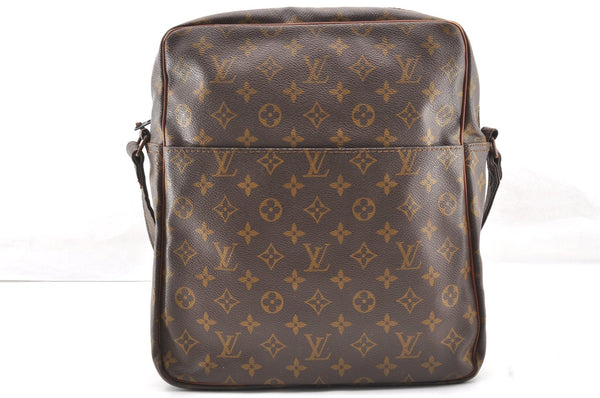 Authentic Louis Vuitton Monogram Marceau Shoulder Cross Body Bag Old Model 5150I