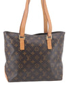 Authentic Louis Vuitton Monogram Cabas Piano Shoulder Tote Bag M51148 LV 5151E