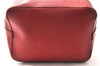 Authentic Louis Vuitton Epi Petit Noe Shoulder Drawstring Bag M44107 Red 5152I