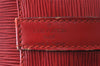 Authentic Louis Vuitton Epi Petit Noe Shoulder Drawstring Bag M44107 Red 5152I