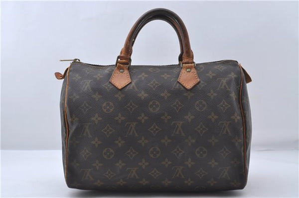 Authentic Louis Vuitton Monogram Speedy 30 Hand Boston Bag Old Model LV 5153D